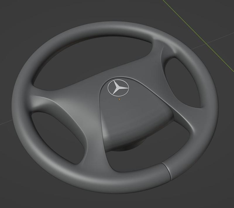 Mercedes Truck Steering Wheel