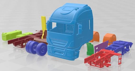 Iveco Stralis Hi Way Printable Truck