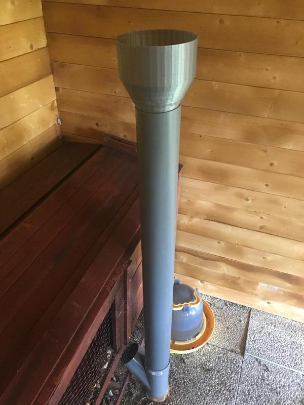 Entonnoir pour gouttière 100mm