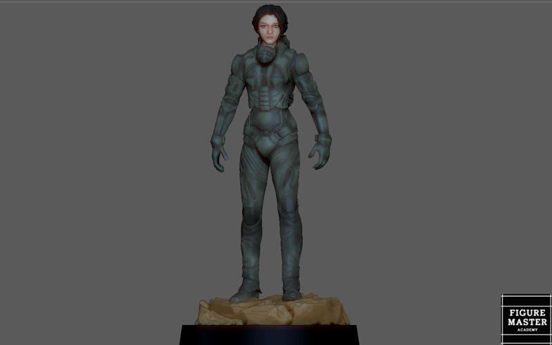 CHANI DUNE MOVIE ZENDAYA CHARACTER 3d print MODEL