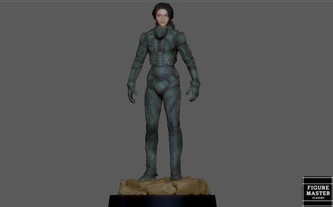 CHANI DUNE MOVIE ZENDAYA CHARACTER 3d print MODEL