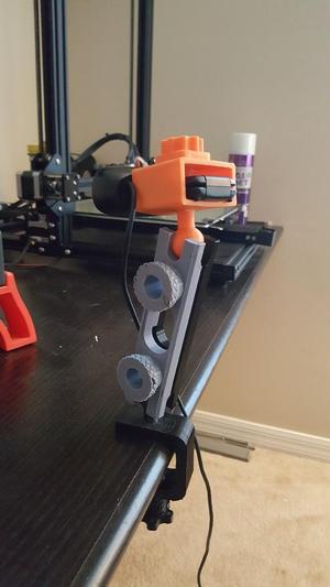 Fully 3D printable Ball and Socket Webcam Mount for Logitech 270/310