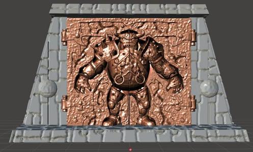 Inspired by Jim Henson's 1986 film Labyrinth of the Goblin City Gate.