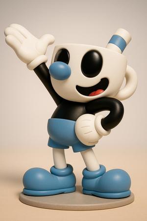 Cuphead azul Funko