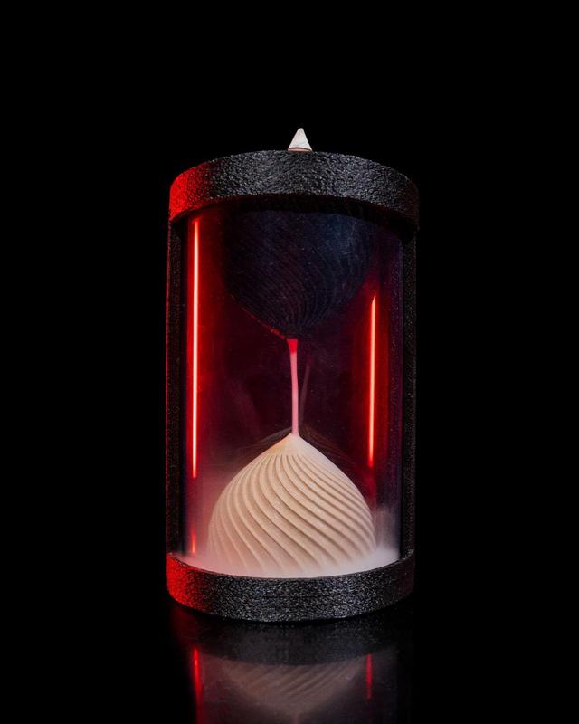 Hourglass Backflow Burner