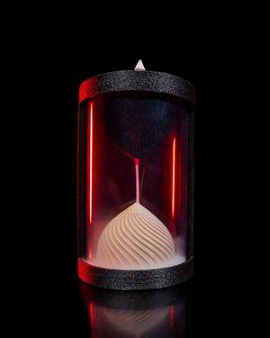 Hourglass Backflow Burner