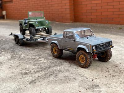 Trailer for rc trailer truck 1/10 crawler trailer truck