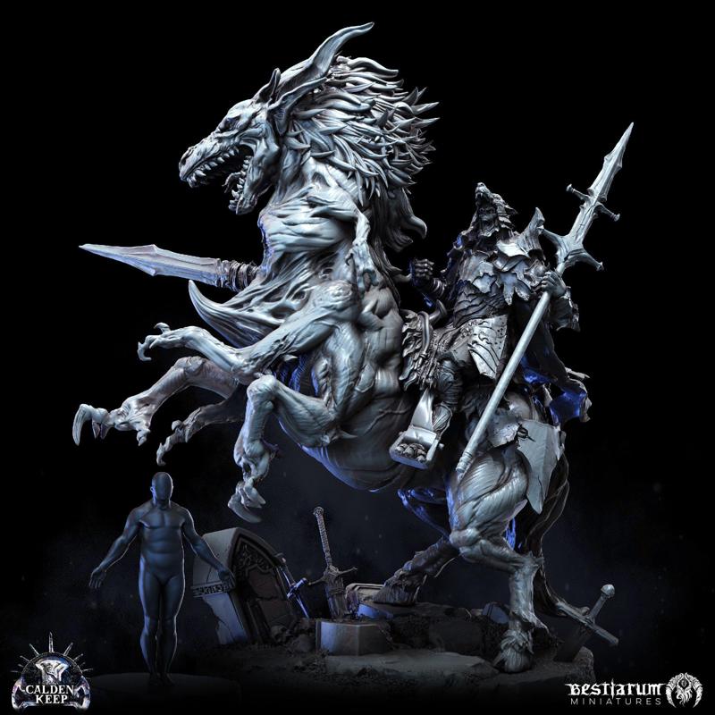 Wolf of Calden on Accursed Destrier