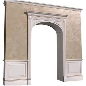 Interior Arched Opening Door Portal Arched doorway