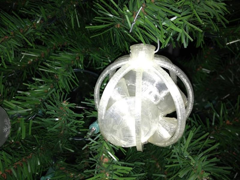 Caged Diamonds ornament