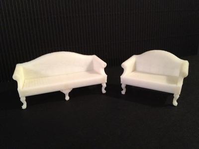 Miniature Queen Anne Sofa