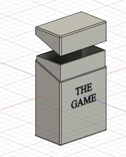 “The Game” Card Holder – Compact & Organized Deck Container