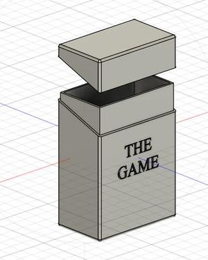 “The Game” Card Holder – Compact & Organized Deck Container