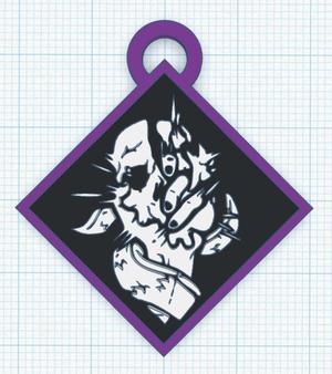 Dead By Daylight Keychain/Keychain - Hex: Nothing But Misery