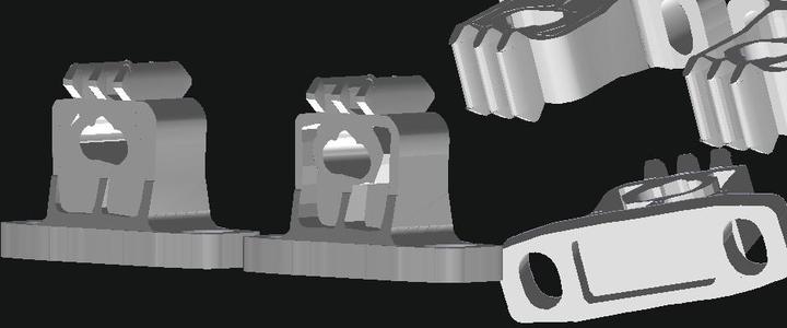 Replacement part for Ikea drawer faceplate holder (old Faktum system?)