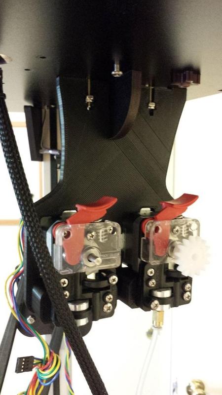 Dual EZStruder Mount for the Rostock Max V2