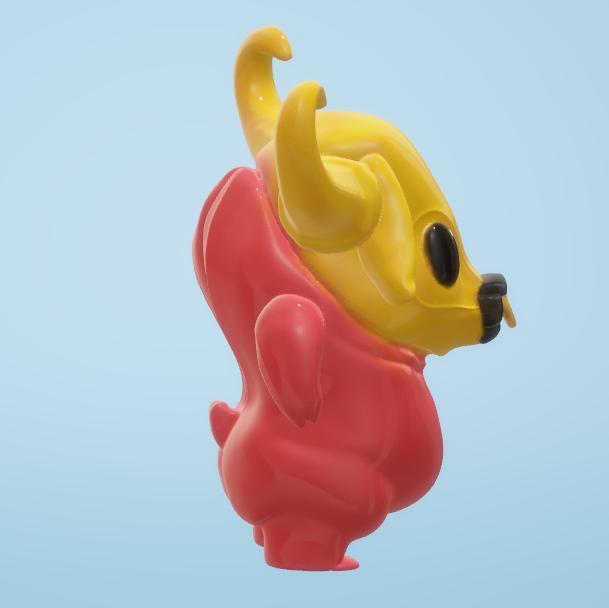 Standing bull