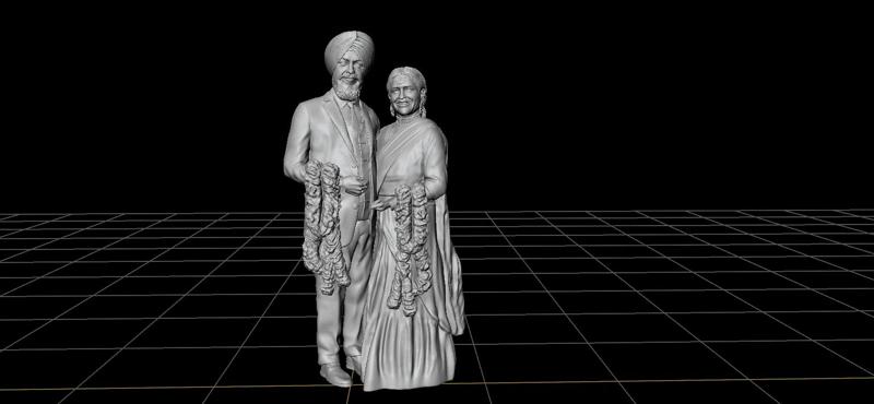 Sikh Couple Model