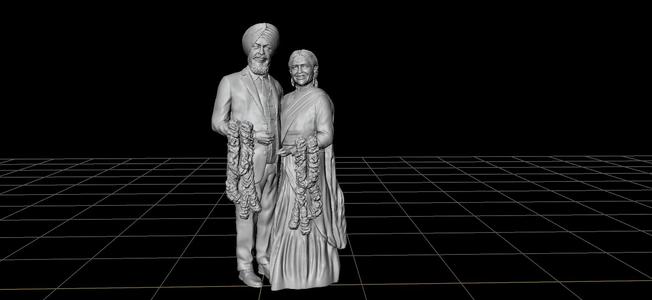 Sikh Couple Model