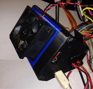 Arduino+Ramps1.4 Case with Clips for Mendelmax and T-Max