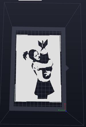 Banksy t-shirt t-shirt stencil girl bomb hugger