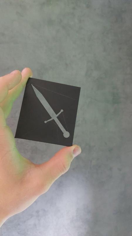 Knife stencil (Dart)/Knife stencil (Dart)