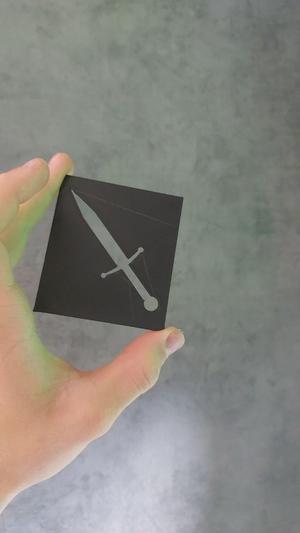 Knife stencil (Dart)/Knife stencil (Dart)