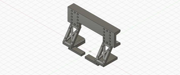 Gauge 0 1:45, buffer fixation crane Le..., Gauge O