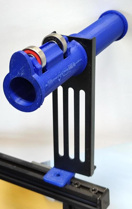 Double ender 3 pro coil support with bearings
