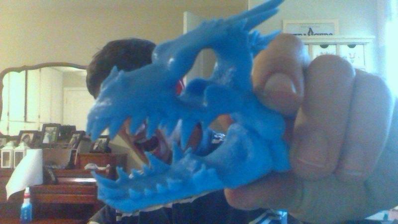 Punk Dragon Skull