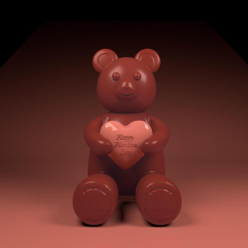 Valentines day cute Teddy bear