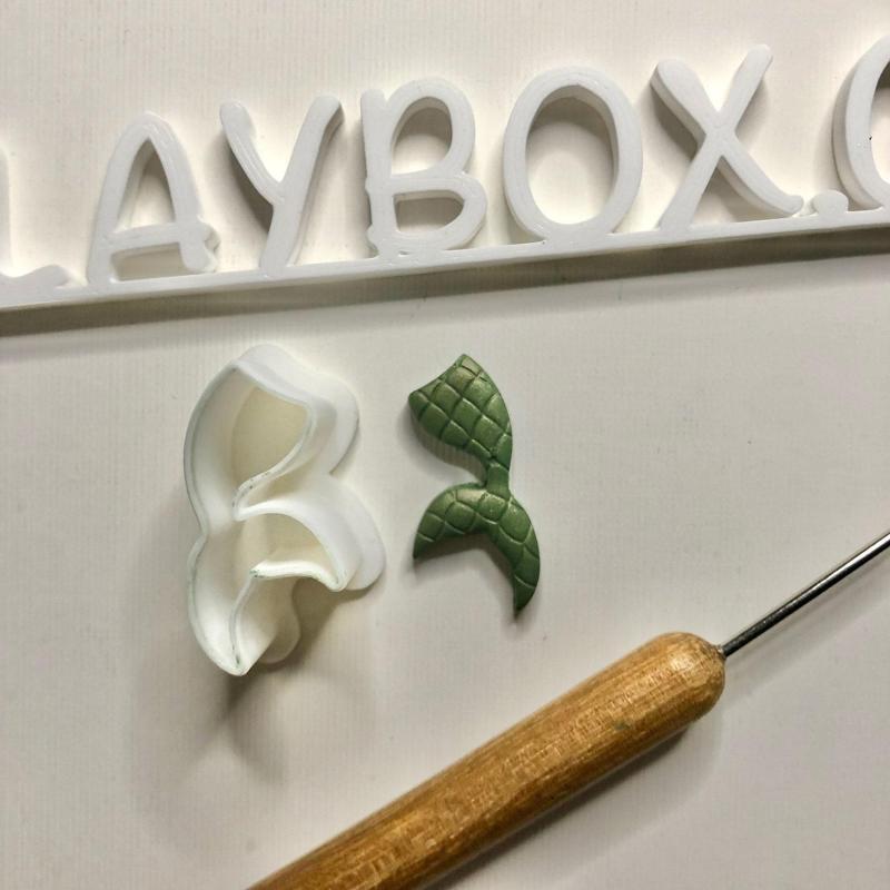 Mermaid tail cutter set - made for polymer clay