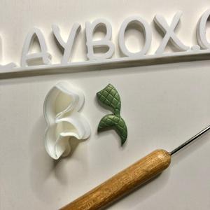 Mermaid tail cutter set - made for polymer clay