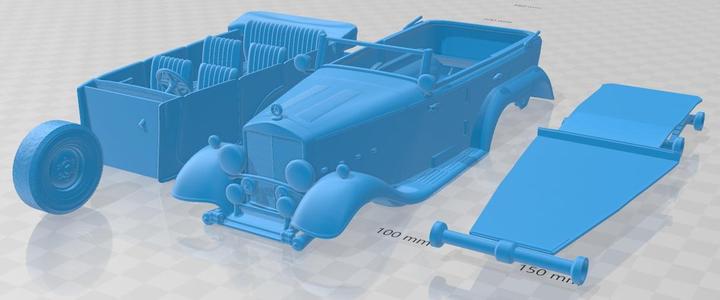 Mercedes Benz G4 Offroader 1939 Printable Car