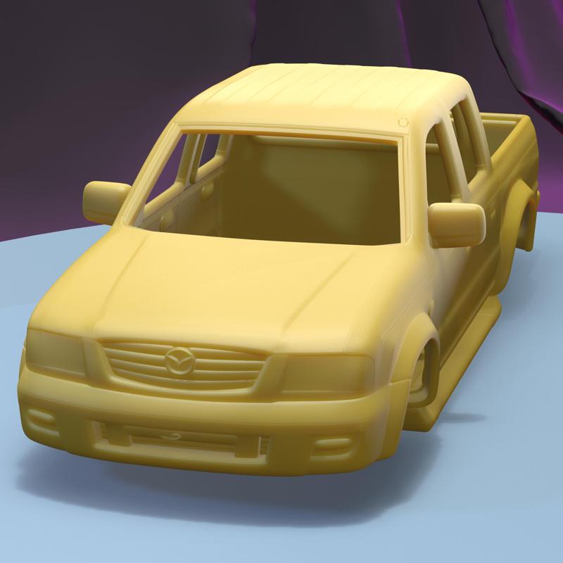 MAZDA B-SERIES 2500 DOUBLE CAB 2004 (1/24) printable car body