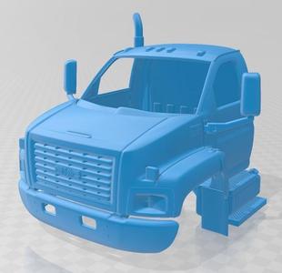 GMC Topkick C8500 2004 Printable Body Truck