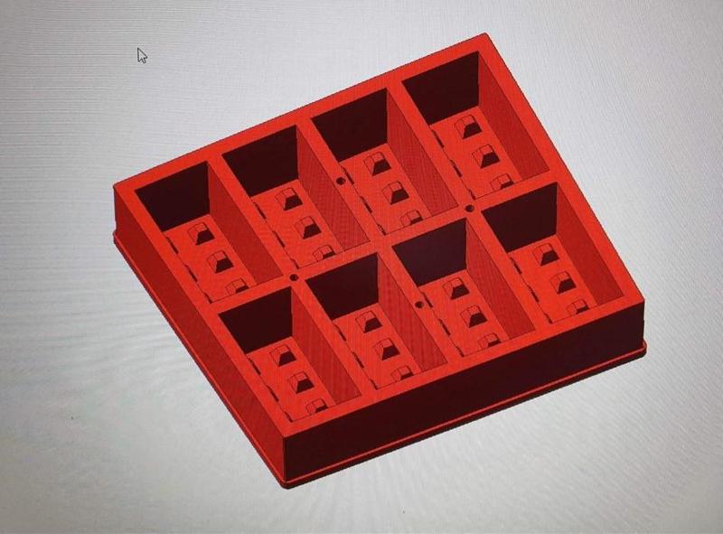 Betonblok 4er 8er Schräg 1:14   Tamiya  Lesu Scaleart Bruder