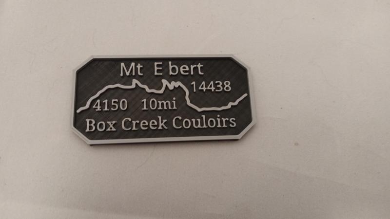 Mavericks Trail badge Mt. Elbert hiking Box Creek Couloirs