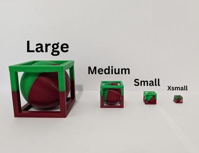 Impossible fidget toy! (trapped ball)
