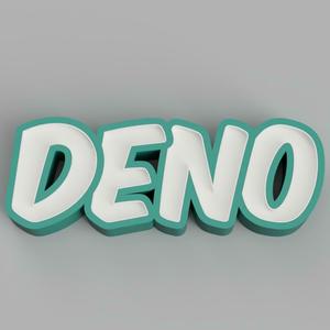NAMELED DENO - LED LAMP WITH NAME