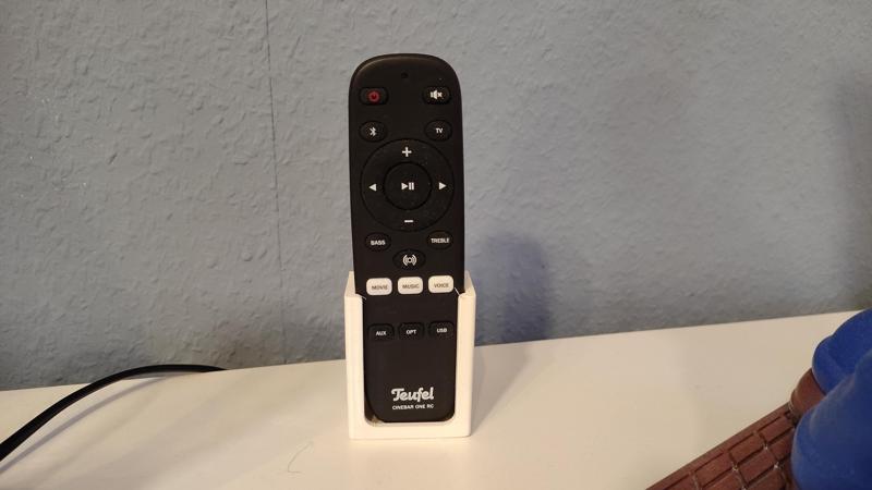 Holder for Teufel Cinebar One remote control