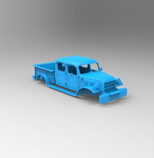 1949 Dodge Power Wagon 4-Door RC body shell
