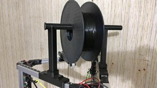 Universal Delta 2020 Spool holder / Filament support, supportless and screwless 