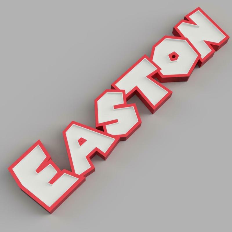 NAMELED EASTON (FONT SUPER MARIO) - LED LAMP WITH NAME