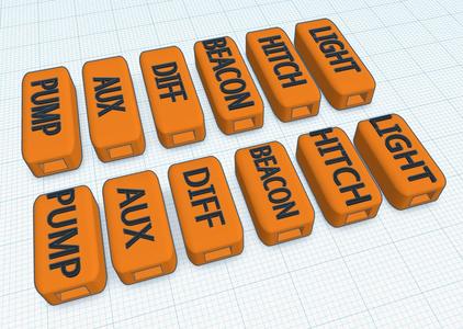 Toggle switch covers FLYSKY Radio control ETC