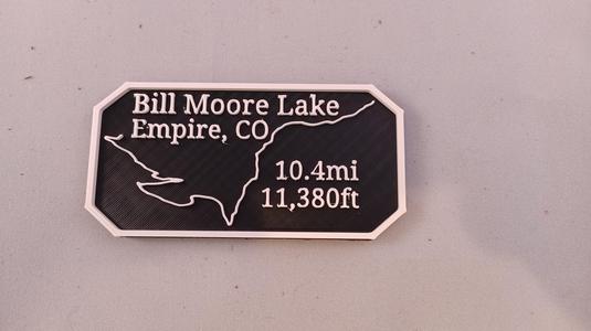 Maverick's Trail Badge Bill Moore Lake Empire Colorado