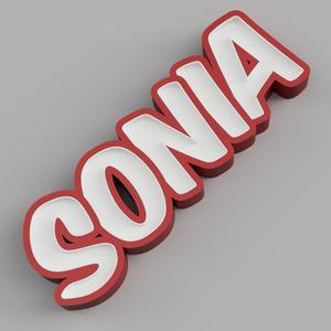NAMELED SONIA - LED LAMP WITH NAME