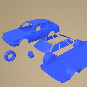 NISSAN TSURU 1987 PRINTABLE CAR WITH SEPARATE PARTS