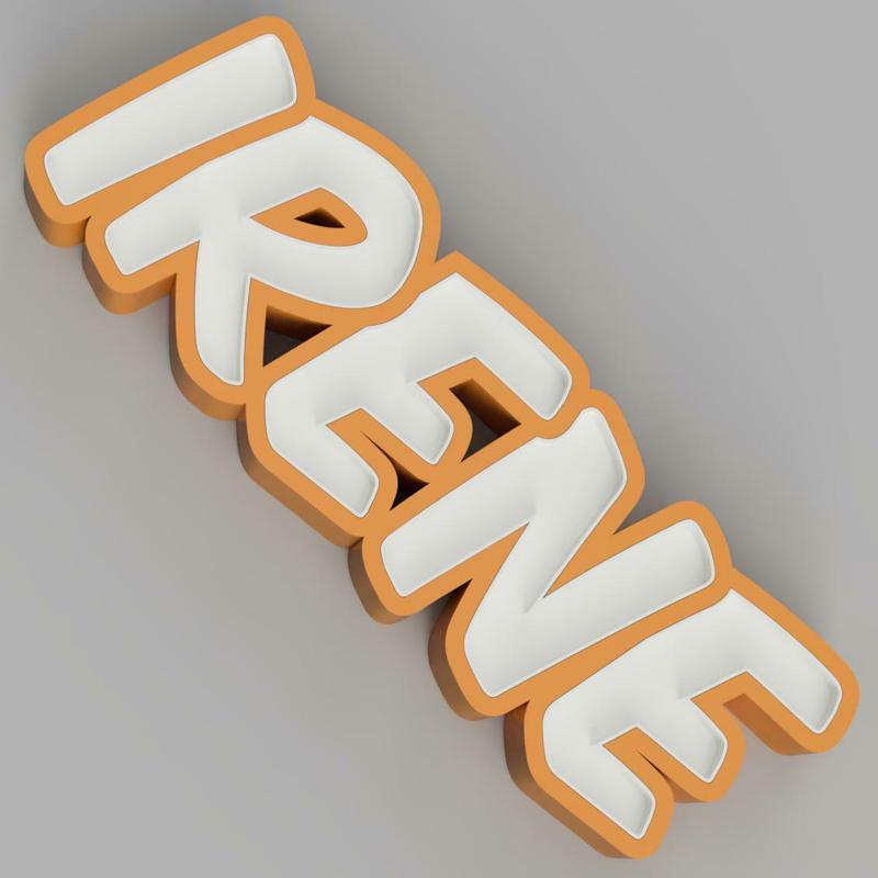 NAMELED IRENE - LED LAMP WITH NAME