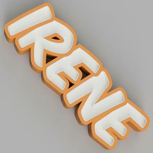 NAMELED IRENE - LED LAMP WITH NAME